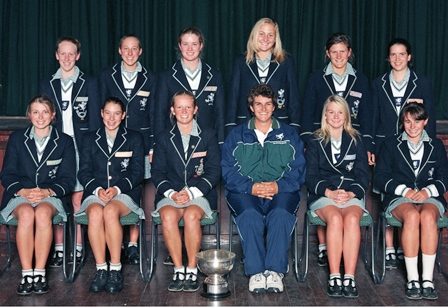 1st Girls Tennis Team, 2004 APS Premiers.